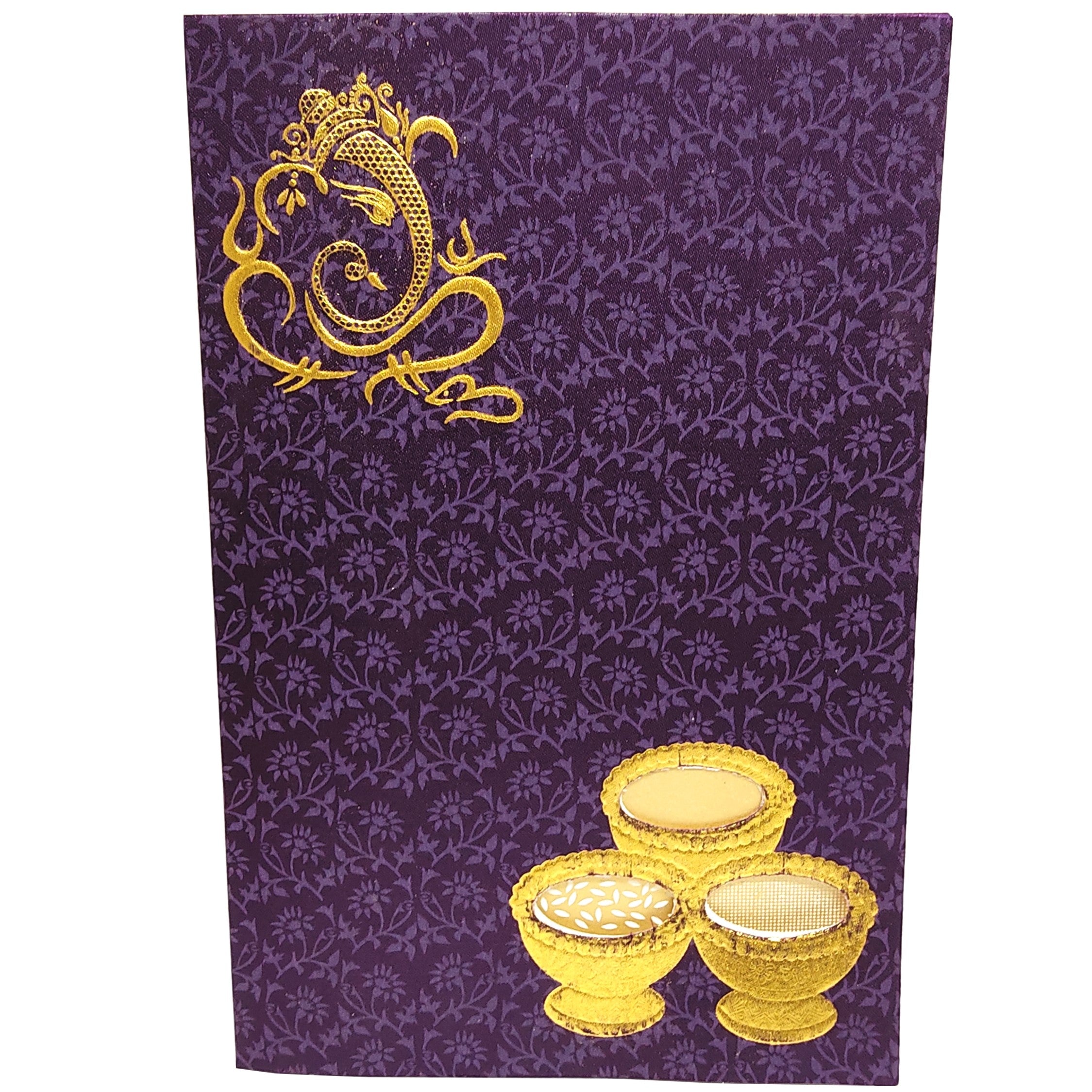 Violet Invitation Card-KNK2009