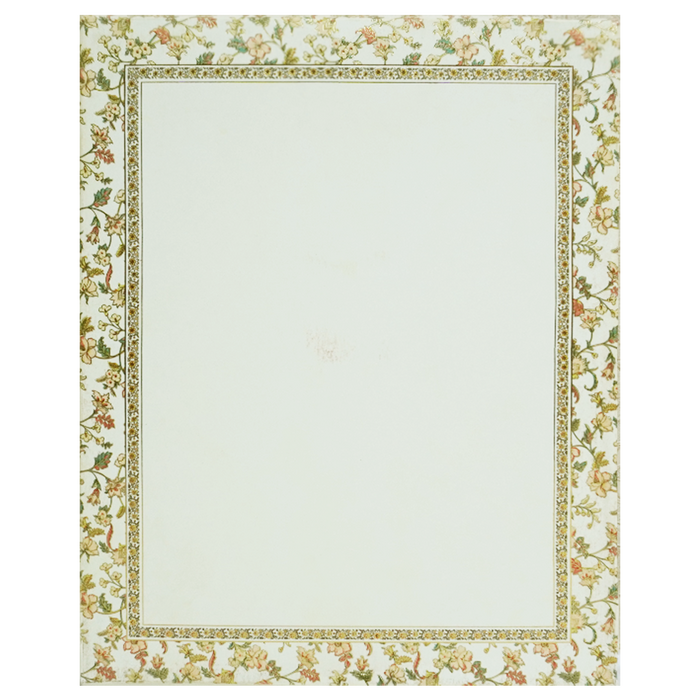 Lime Floral Pattern Marriage Card-King of Cards