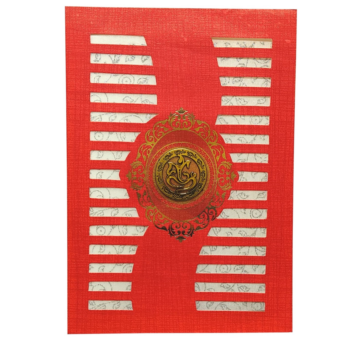 Red Laser Cut Invitation Card-Kncm802r