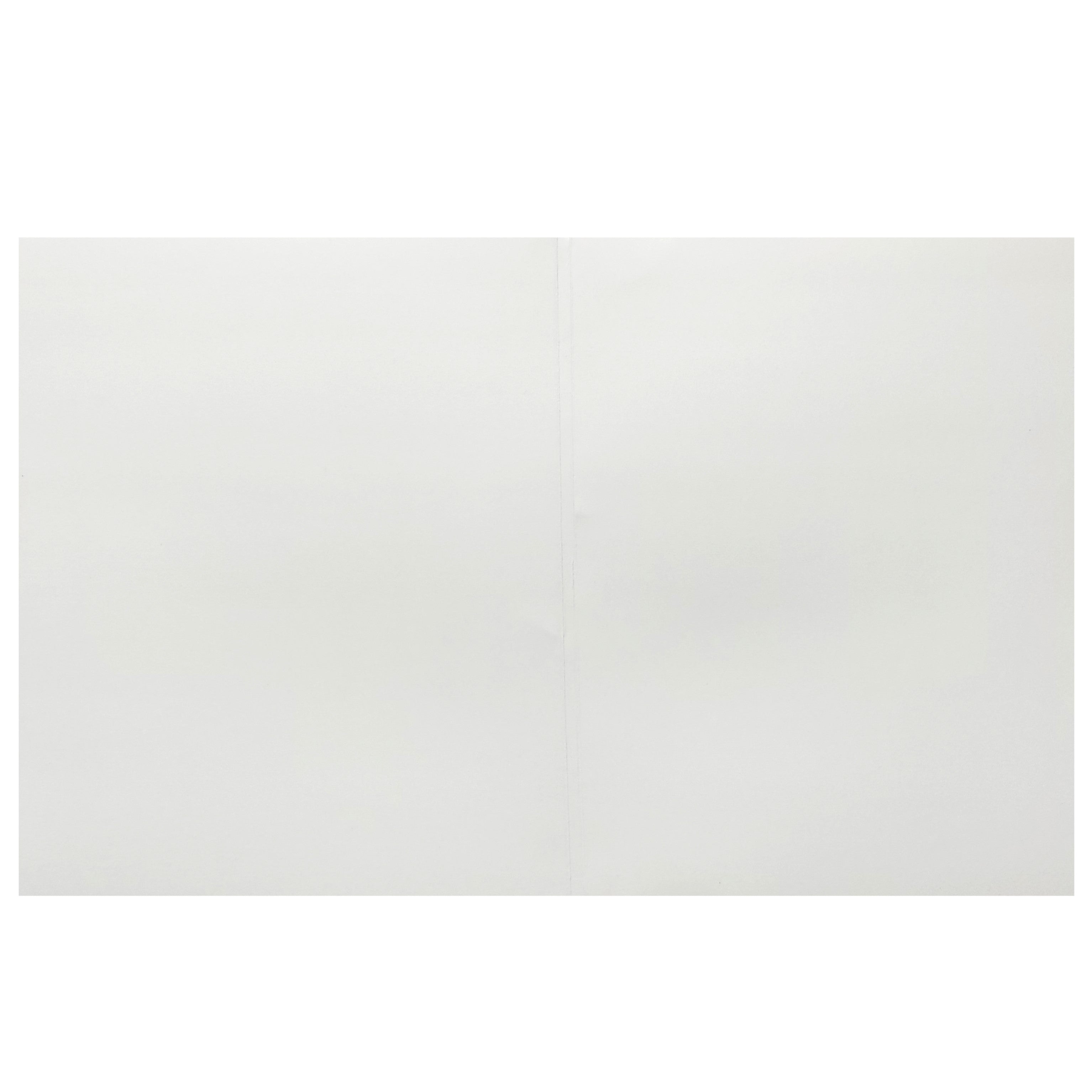 White Traditional Die Cut Invitation-KNK4104W