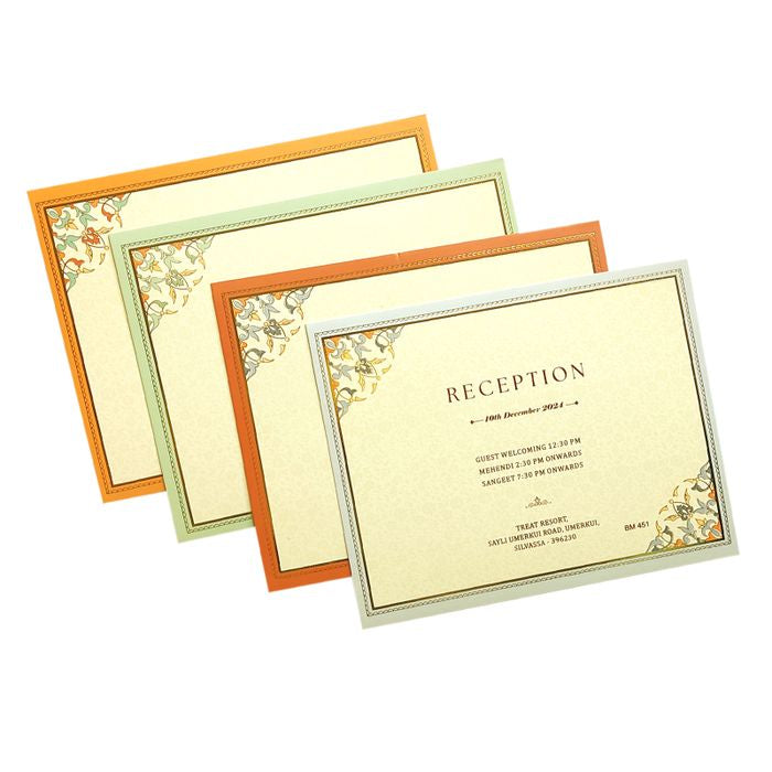 Blue Premium Wedding Card-King of Cards