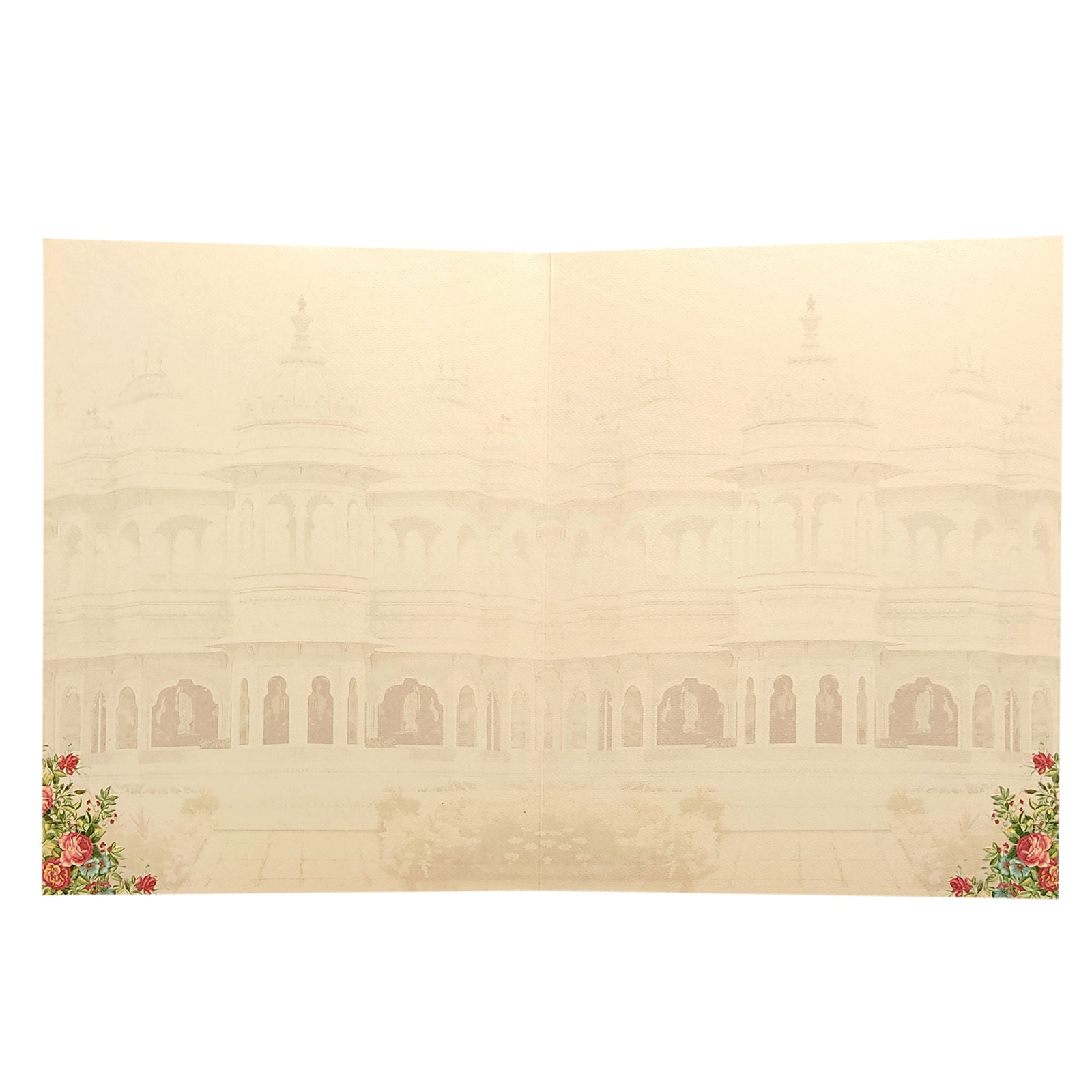 Pink Royal Bride Groom Invitation Card-KNKN6302