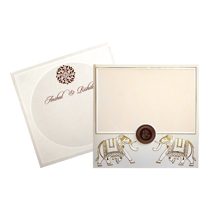 White Elephant Box Wedding Card-King of Cards