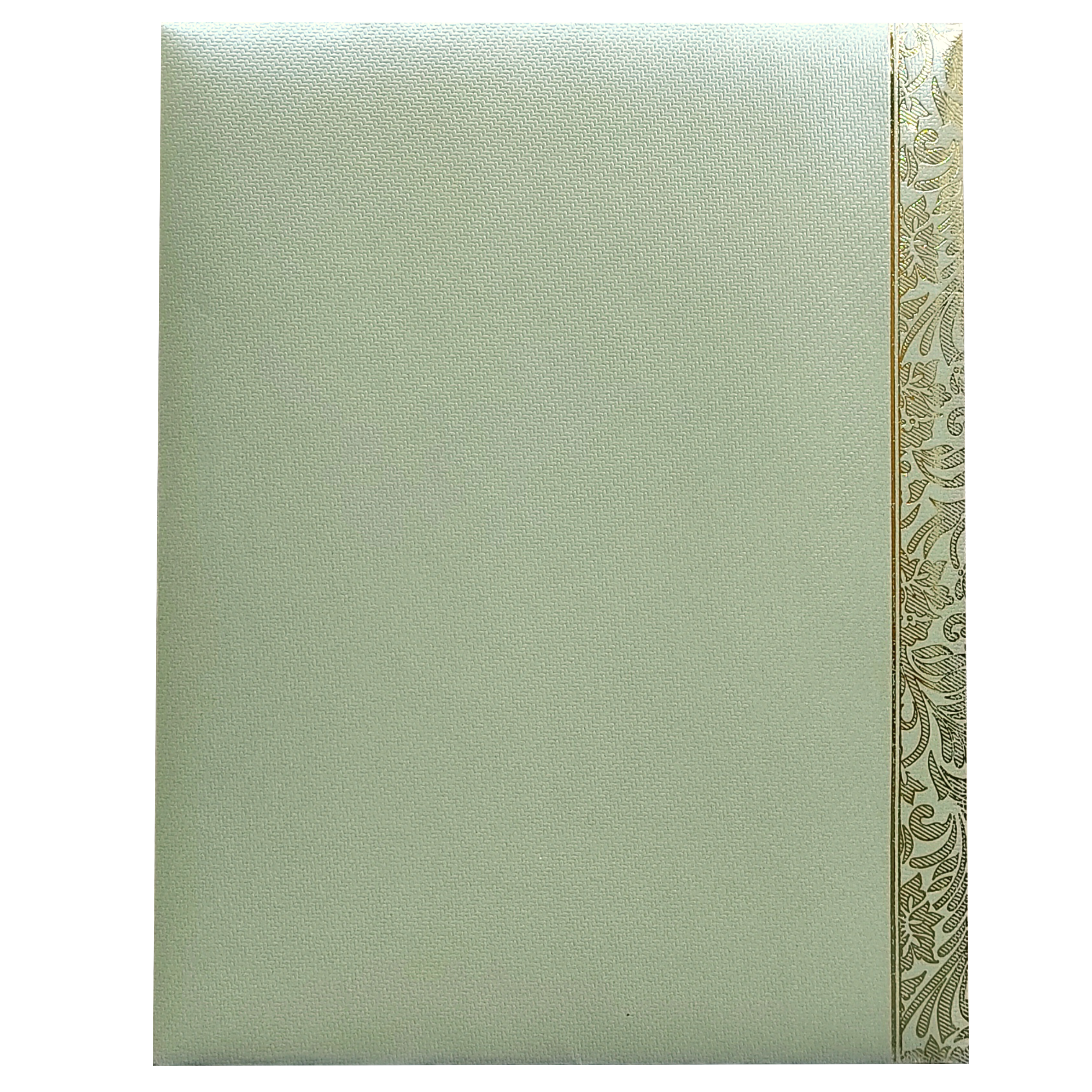 Olive Green Texture Sheet Invitation Card-KNKGN5014