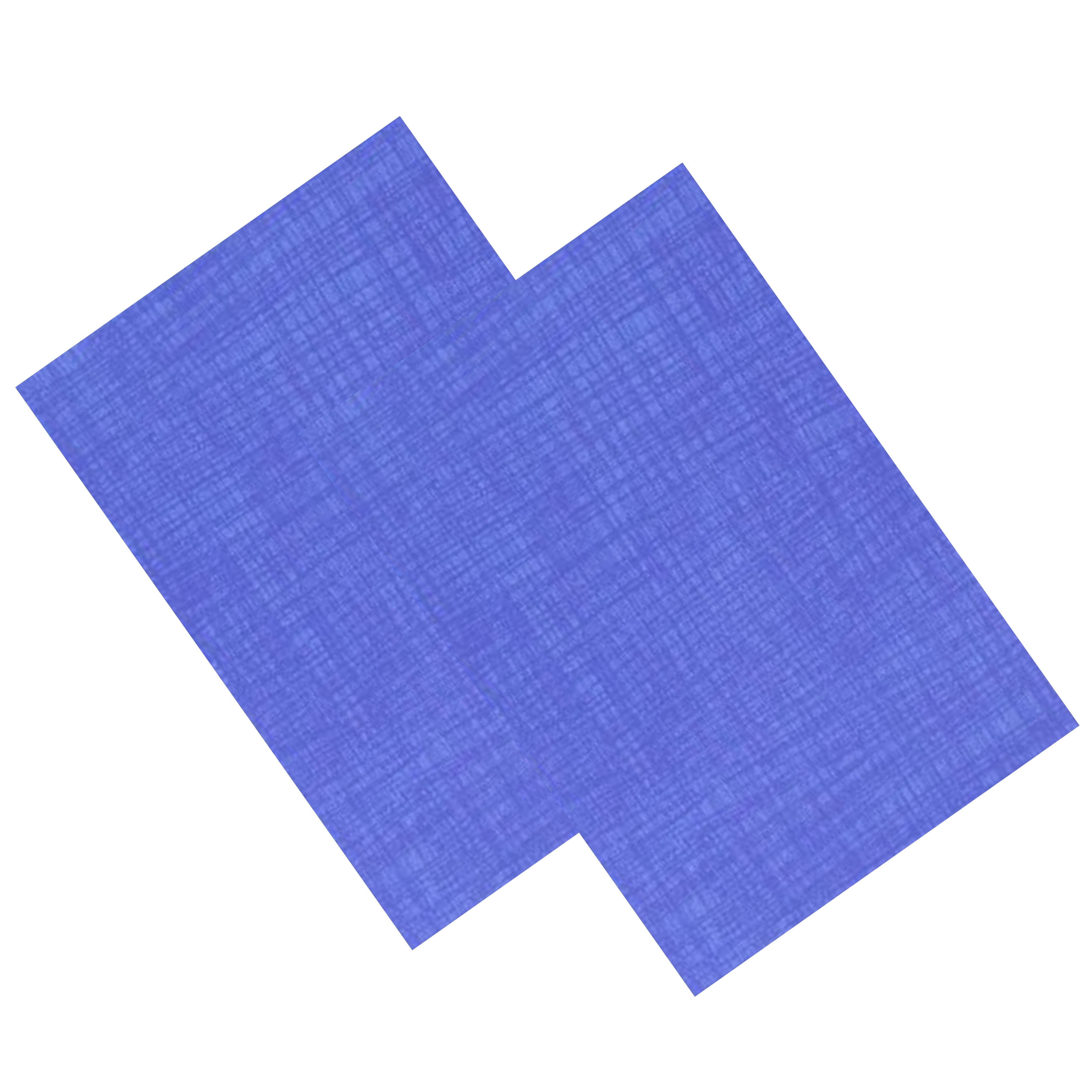 Blue Traditional Die Cut Wedding Invitation-KNCM19BI