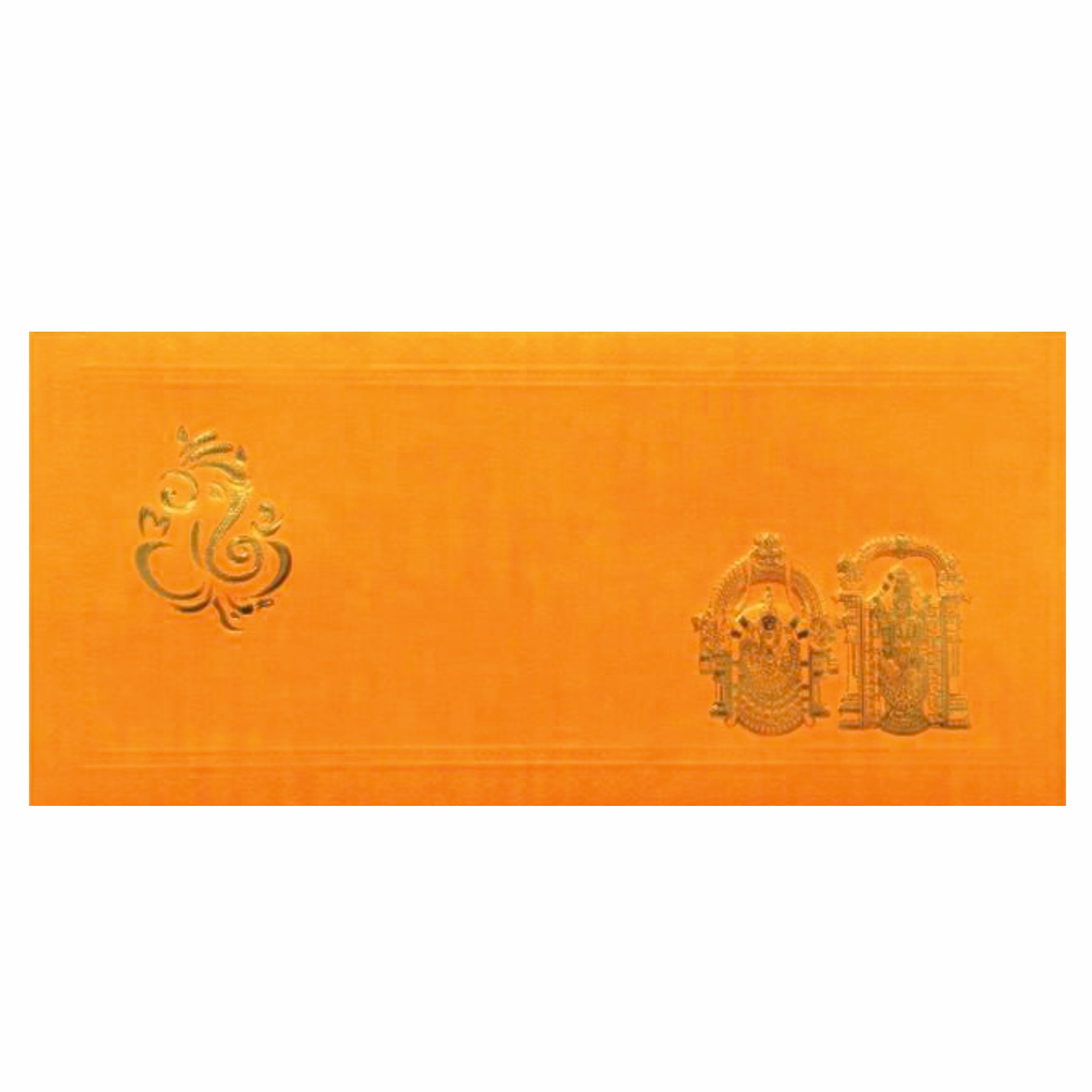 Orange Balaji Padmavathi Invitation-KNK20541