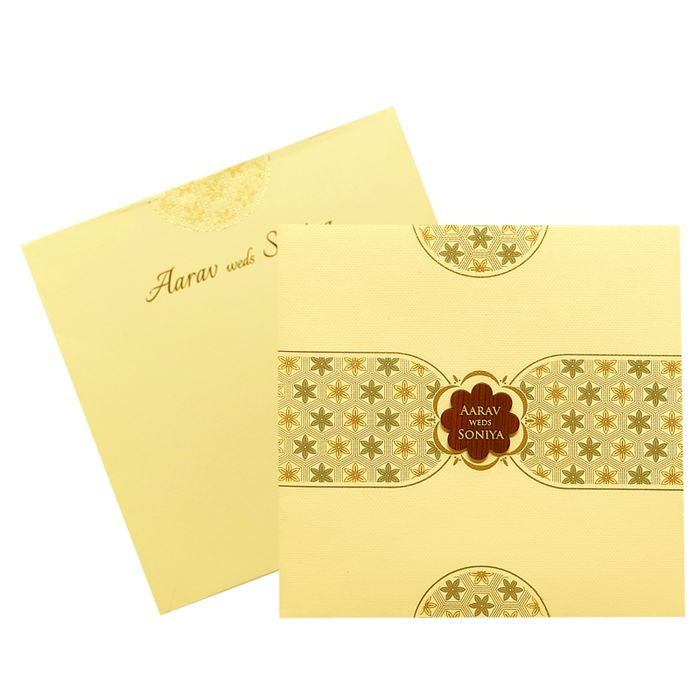 Pale Pink Floral Invitation Card-King of Cards