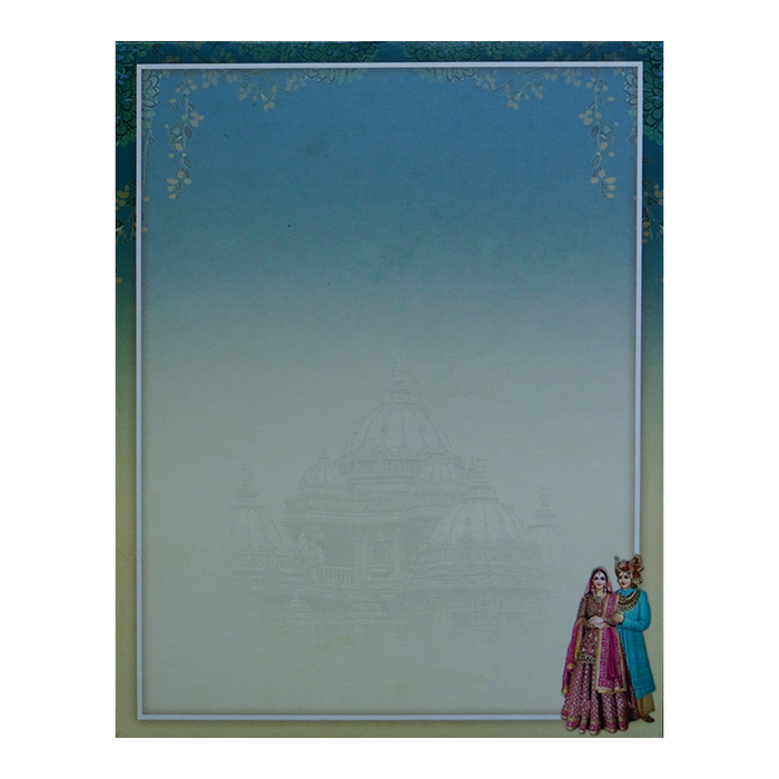 Emerald Bride and Groom Wedding Card-King of Cards