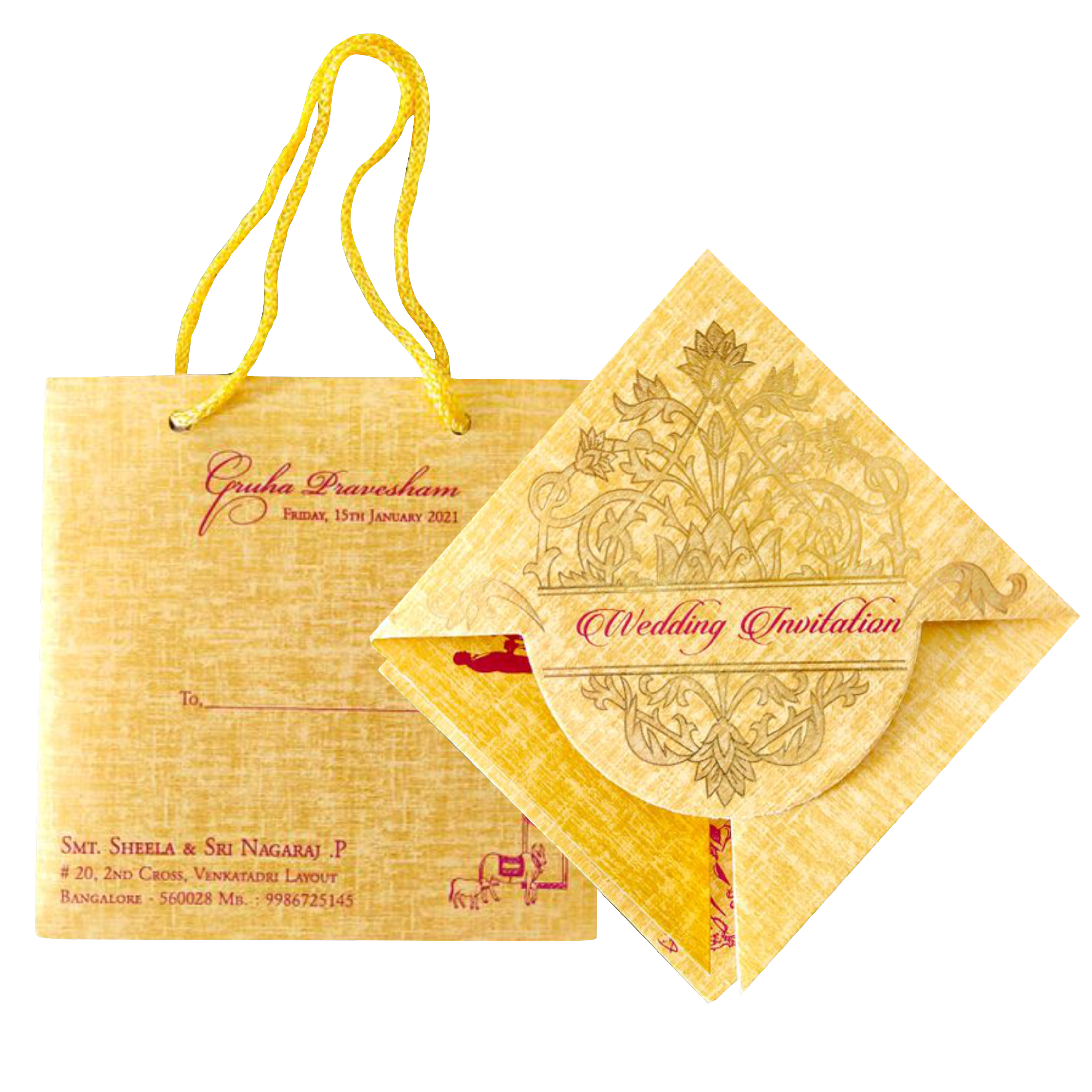 Set the tone for your special day with our exceptional range of bespoke wedding cards, designed to capture the essence of your joy and happiness.