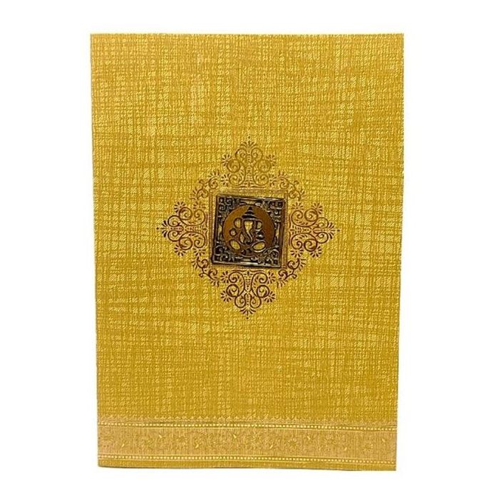 Gold Invitation Card-King of Cards