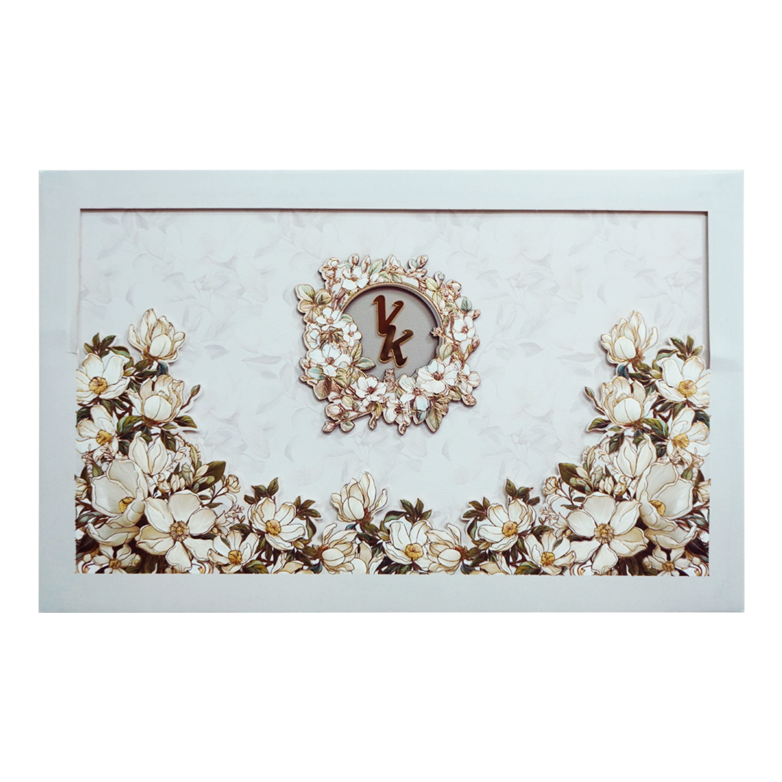 Grey Premium Padded Invitation Card-Kpr24180