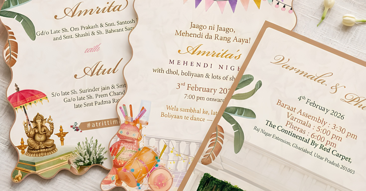 Wedding card wording when parents are separated or deceased: A sensitive guide
