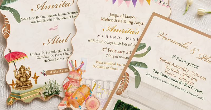 Wedding card wording when parents are separated or deceased: A sensitive guide