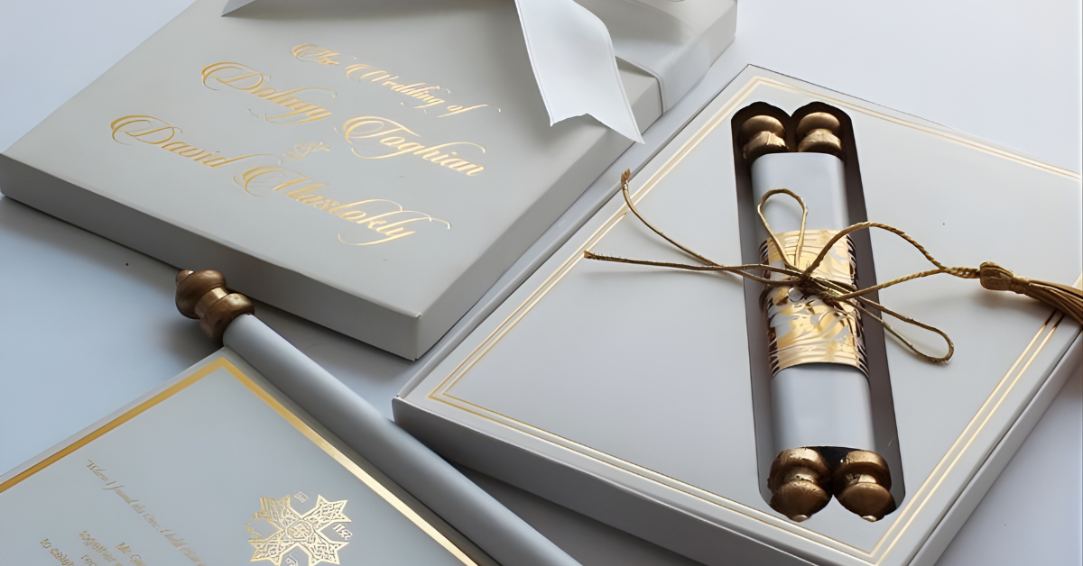 Why Scroll Wedding Cards Are Making a Grand Comeback