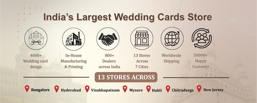 Mysore's #1 Wedding Cards Shop