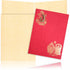 Red Classic Paper Print Balaji And Padmavathi Hindu Wedding Invitation Card-KNCM810R-King of Cards