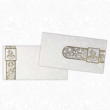 Invitation Card - Sheer White Invitation Card-KNK1010-King of Cards