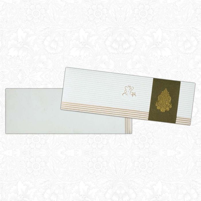 Invitation Card - Ganesha Cut-Out Designer Card-KNK1064-King of Cards