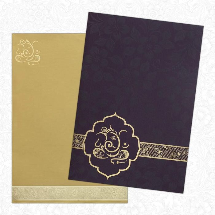 Invitation Card - Gorgeous Hindu Wedding Card-KNK1086-King of Cards