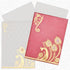 Red Peacock Gold Foiling Invitation
