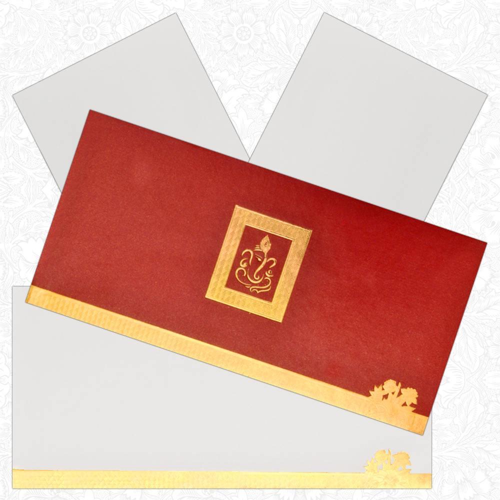 Horizontal High Quality Invitation with Multiple Inserts-KNK1265