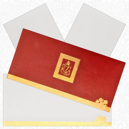 Horizontal High Quality Invitation with Multiple Inserts-KNK1265