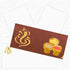 Maroon Die Cut Ganesha Invitation-King of Cards