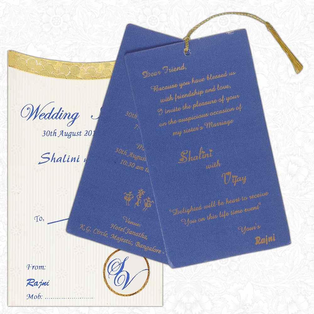 Invitation Card - Elegant Personal Wedding Invitation Card-KNK1369