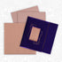 Blue Shading Door Type Personal Padded Wedding Card - KNK1443