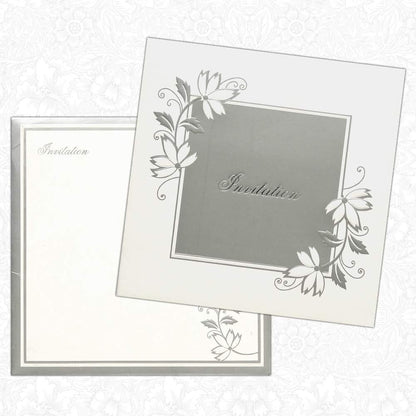 Invitation Card - Square Wedding Card-KNK1551-King of Cards