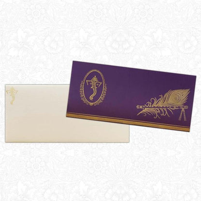 Violet Personal Invitation Card-King of Cards