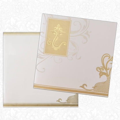 Exclusive Peacock Hindu Wedding Card-KNK1724