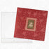 Invitation Card - Stunning Ganesha Card in Florals and Reds - KNK1765