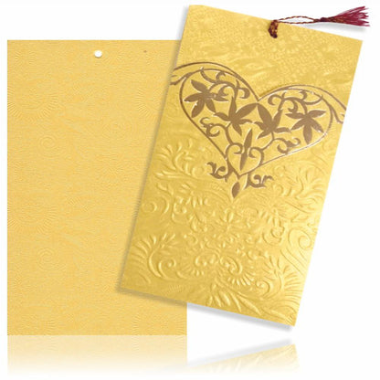 Gold Embossed Invitation Card-King of Cards