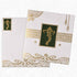 Attractive Invitation Card with Ganesh on Green and White background-KNK2003