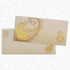 Classy Gold Floral and Ganesha Wedding Invitation Card-KNK2142