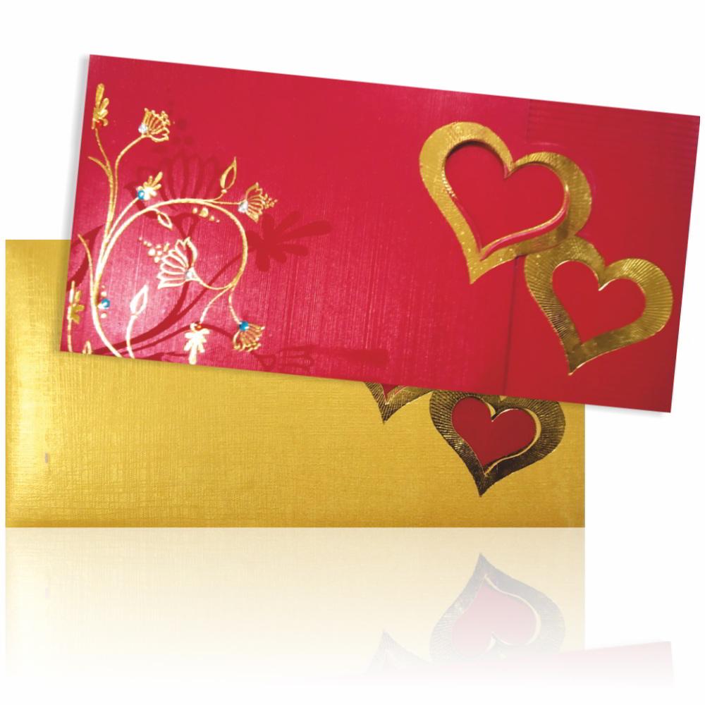 Red Personal Invitation Card-KNK2160