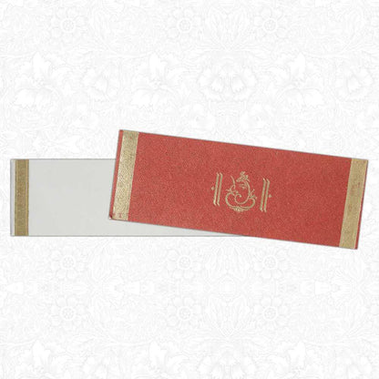 Invitation Card - Royal Red personal Invitation Card-KNK2182