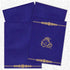 Blue Metallic Ganesha With Floral Design-KNK2548