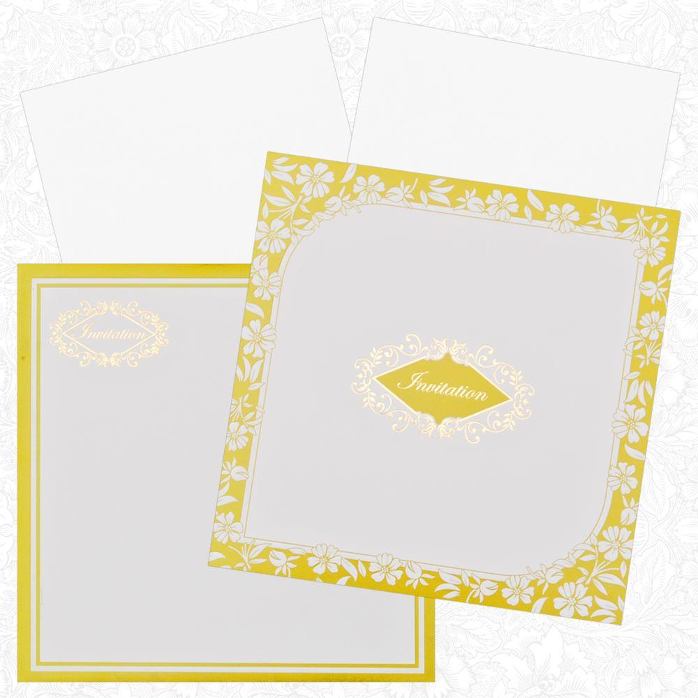 Invitation Card - White Multi-Faith Wedding Invitation-KNK2549-King of Cards