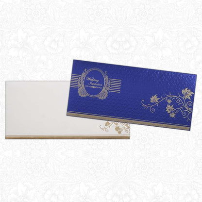 Blue Ganesha Wedding Card-King of Cards