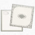 Invitation Card - Stunning Grey and White Wedding Card-KNK2698