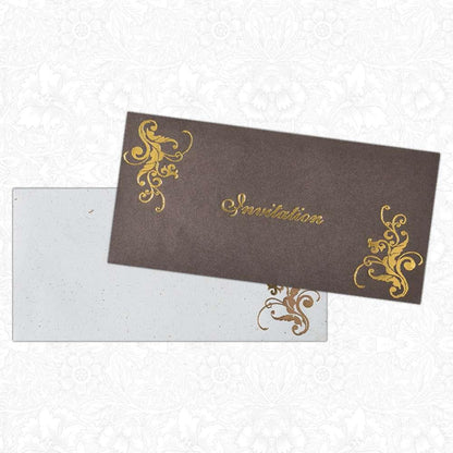 Brown Invitation Card-KNK2846