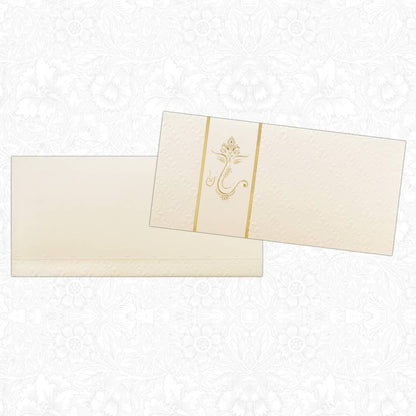 White Invitation Card-KNK3017