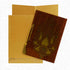Beautiful Brown Shading With Flower Design Personal Card - KNK30251