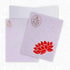 Beautiful Red Floral Theme Wedding Card - KNK3145