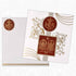 Invitation Card - Luxurious Balaji and Lord Ganesha Card in Red and Gold-KNK3288