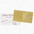 Invitation Card - Golden Floral Personal Wedding Invitation Card-KNK3432