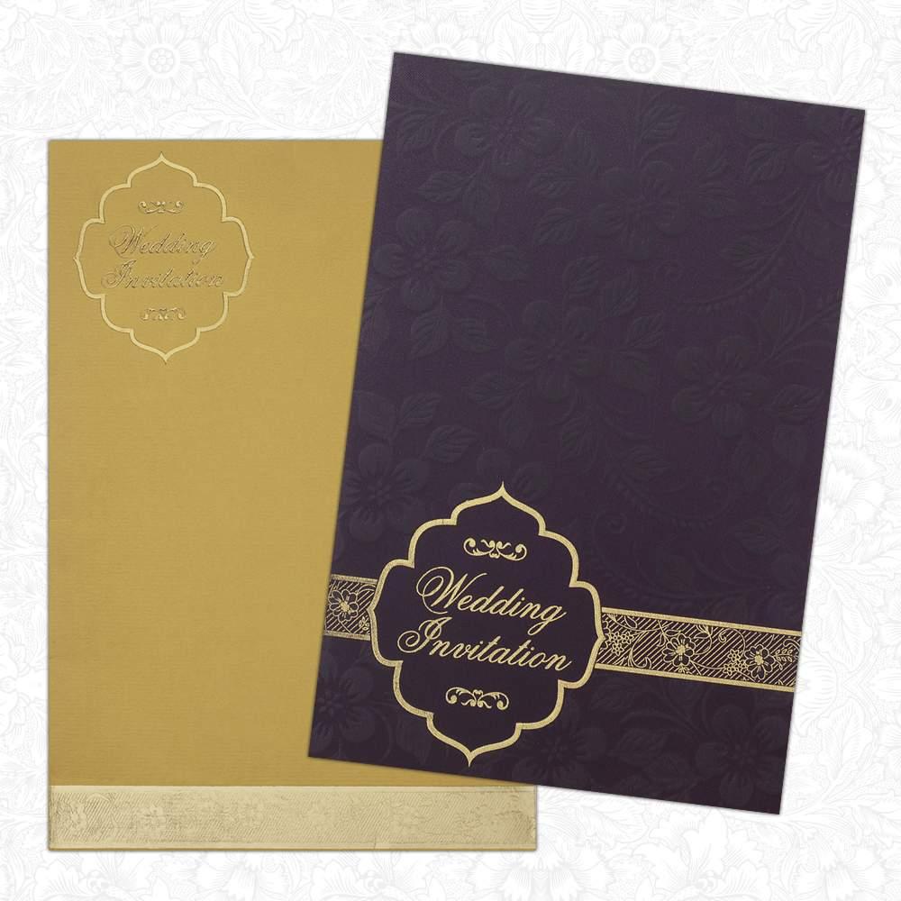Invitation Card - Elegant Floral  Wedding Invitation Cards-KNK3437-King of Cards