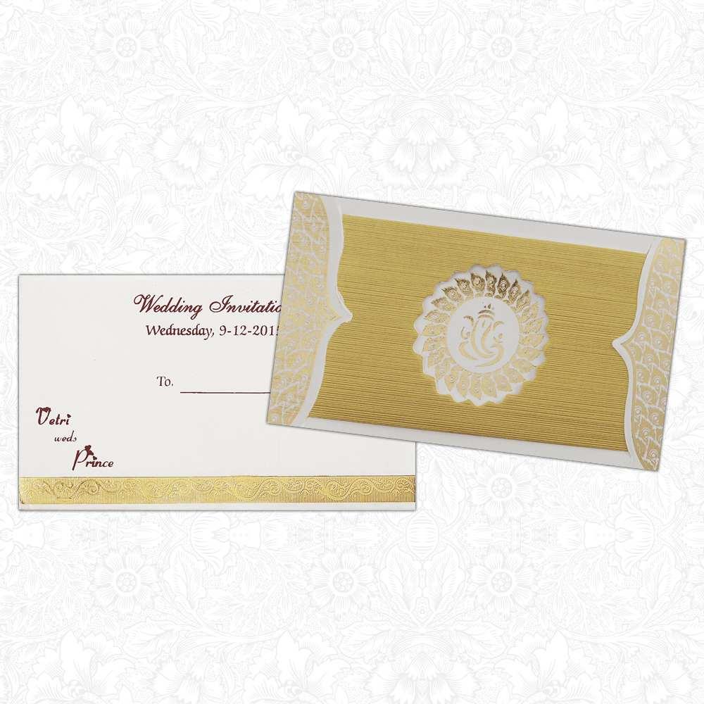 Invitation Card - Aesthetic Personal Wedding Invitation Card-KNK3530